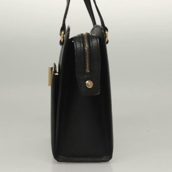 CELINE Hand Bag Leather Black Gold - Picture 4 of 13